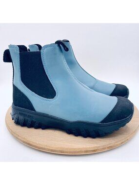 Woden Boots Womens 5.5 37  Blue Rubber Waterproof Ankle Garden Barn Chore